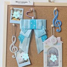 Millennium Style Wave Point Bow Bag Pendant-Star Chasing Girl And Boy Bag Decoration Pendant- Badge Bag Accessories - Original Versatile Badge Support Ita Bag Accessories Bow-Lolita Decorative Headpiece Edge Clip