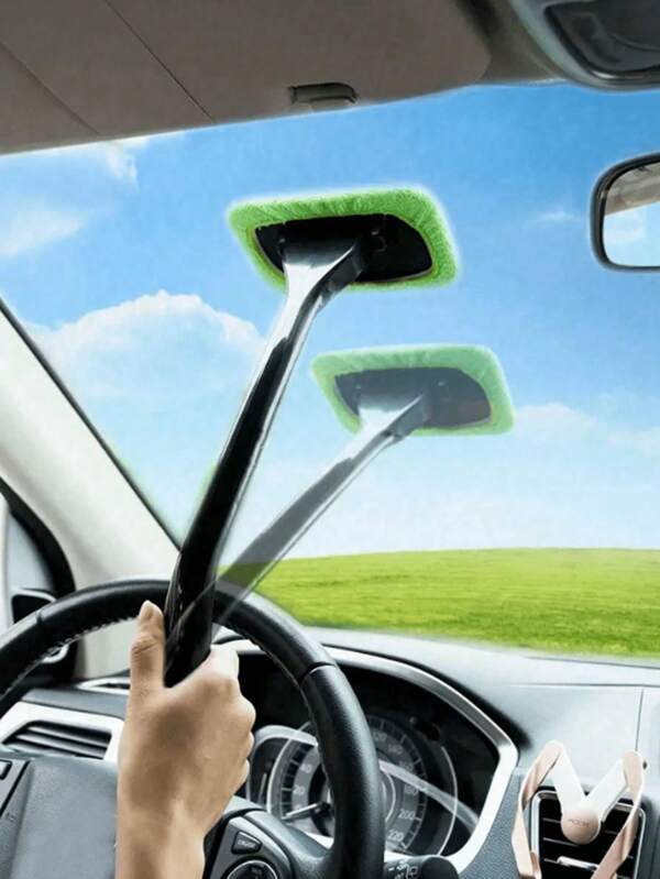 Windshield Cleaning Brush Set - Car Window Cleaning Brush - Multi-Purpose Cleaning Brush, Keep Your Car Clean And Shiny!