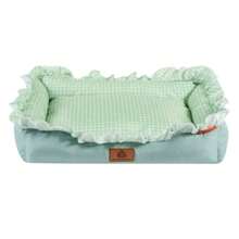 سرير حيوان أليف قطعة واحدة، سرير قطط مقاوم للانزلاق ومقاوم للرطوبة، مناسب للكلاب متوسطة وصغيرة الحجم، سرير كلاب مبرد قابل للتهوية لراحة قصوى في الصيف، منطقة استرخاء مريحة وقادرة على مقاومة الحرارة لحيوانك الأليف، سرير كلاب مهوى من الدرجة الممتازة