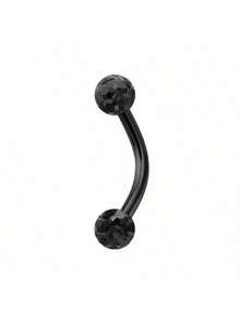 1/5入流行柔軟陶器鑲嵌鑽石圓形裝飾眉毛釘、指甲釘和耳環釘，適合女士日常佩戴和節日禮品 - 眉釘 - 查看 14