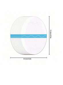 10/20片装大腿内侧防擦伤隐形透明摩擦保护带，吸汗缓冲，多用途便捷粘贴 - 彩色 - 查看 2