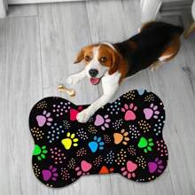 1 Tappetino per l'alimentazione degli animali domestici, tappetino assorbente per cibo di cani e gatti, tappetino antimacchia e impermeabile per animali domestici, tappetino per ciotole d'acqua facile da pulire, accessori per animali domestici, tappetino per pasti adatto per animali domestici disordinati e sporchi