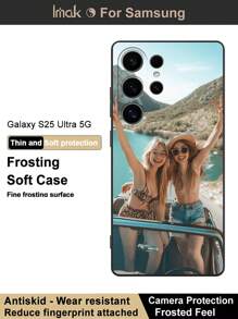 1pc Personalized Anti-Drop High-Definition Glass Phone Case, Compatible With Samsung S24/S24Plus/S24FE/S24Ultra, S25/S25Plus/S25Ultra/S25Edge And Other Android Phone Models