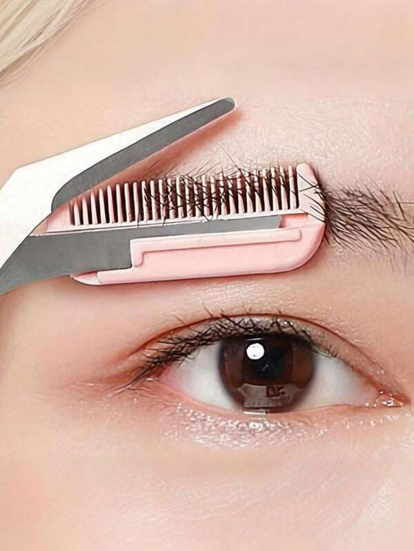 3Pcs/Set Eyebrow Clippers/Crescent Shaped Eyebrow Trimmer, Safe Blade, Novice Eyebrow Scraper, Male/Female Exclusive Set Back To School