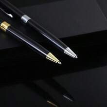 1 pezzo Stilo capacitivo personalizzabile e penna 2-in-1, cofanetto regalo premium, penna di alta qualità personalizzabile con nome/logo, penna retrattile ovale in metallo, penna con firma in metallo, cofanetto regalo di lusso per compleanni, feste, forniture scolastiche, ritorno a scuola