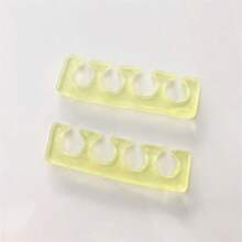 2 Peças Separador de Unhas de Dedo e Dedo do Pé de Silicone Macio, Divisor de Unha do Pé para Fixação de Esmalte, para Salão de Beleza, Suprimentos de Unhas, Ferramentas de Unhas, Ferramentas de Arte de Unhas, Volta às Aulas, Unhas, Ferramentas de Unhas para Unhas Postiças