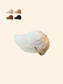 1顶女士时尚设计师冬季贝雷帽，复古贝雷帽，女帽，女士软帽，报童帽（随机金属扣），头围22.5英寸（随机小圆金属扣） - 皮標報童帽 - 查看 13