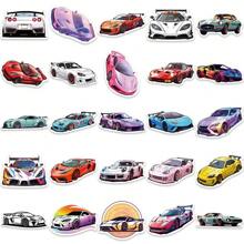 SCXXBSW 50 de jucării creative autocolante impermeabile pentru mașini de curse, potrivite pentru accesorii precum laptopuri, telefoane mobile, chitare, desktopuri, căni, motociclete de călătorie, mașini etc. Cadouri perfecte!