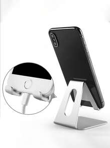 1Pc Metal Phone Holder, Portable Phone Holder, Desktop Phone Holder, Compatible With Smartphones, Tablets, Desktop Accessories, Home Office Accessories, Back To School Supplies, Classroom Accessories