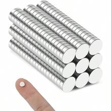 قطعة واحدة من مغناطيس قوي 10*2 ملم ، ماص حديد فائق القوة ، مغناطيس دائري صغير ، مغناطيس نيوديميوم - حديد - بورون دائم عالي القوة ، مثبت ملصق للثلاجة ، ملصق مغناطيسي ، مغناطيس صغير ، صلب مغناطيسي