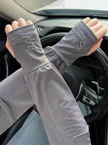 Fingerless Sun Protection Gloves - Minimalist Breathable UV-Blocking Outdoor Cycling Gloves - Sun Protection - Sports Gloves