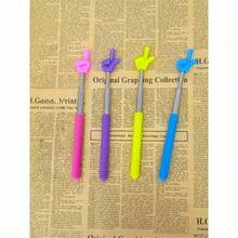 1 Children's Reading Pointer Reading Blackboard Teaching Free-Extension Finger Stick Teacher's Home Use Stainless Steel Extension Teaching Tool Back To School - Black - View 2