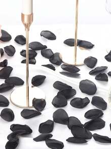 150/300/500Pcs Artificial Rose Petals Black Artificial Flower Petals Simulation Flowers Fake Flowers Suitable For Wedding Flower Girl Basket Aisle Centerpieces Table Confetti Party Gifts Home Decor,Halloween Decor Halloween Decor Fall Decor Room Decor