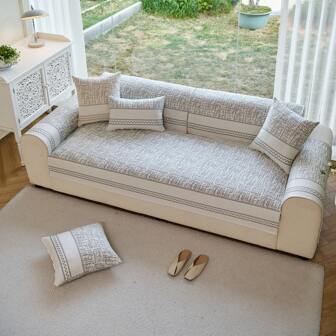1 st. Moderne zomerse verkoelende bankhoes, decoratieve anti-kras bankhoes voor 1-2-3-4 zits bank, zitkussen, armleuninghoes