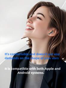 2025 时尚无线耳机，蓝牙 5.3 入耳式耳机，重低音，超长播放时间，防水耳机，带麦克风的 IrPod，适用于笔记本电脑、平板、手机、运动健身。圣诞节/礼物/元旦