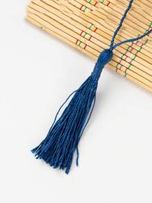 20 件手工制作的柔软花卉书签流苏带绳环，用于钥匙扣、耳环、珠宝制作、纪念品、毕业典礼、服装缝纫、礼品标签 DIY 工艺项目小流苏垂直小流苏古风挂饰书签发饰民族风流苏流苏扇形吊坠 - 彩色 - 查看 19