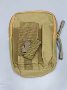 Sac de taille de téléphone durable Sac banane tactique Camouflage Pack de sport extérieur Course Pochette de rangement multifonctionnelle