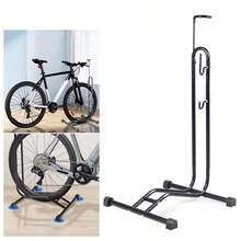 Vertical Bike Stand Bicycle Rack Steel Holder Floor Parking Storage Stand Hooks - Black - View 6