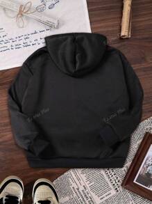 Felpa con cappuccio casual, semplice e alla moda, con stampa a "ciliegia", ampia e morbida, con zip frontale, adatta all'autunno e all'inverno, taglie comode