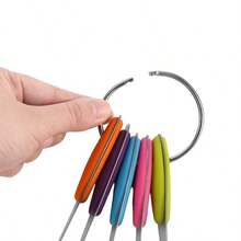 10pcs/Set Stainless Steel Measuring Cups And Spoons Set, Suitable For Cooking And Baking, Multi-Color - Multicolor - View 6