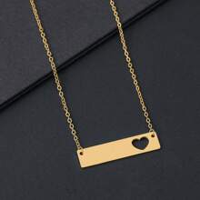Collier personnalisé avec photo d'œil Pendentif en acier inoxydable avec photo gravée Cadeau personnalisé pour la Saint-Valentin