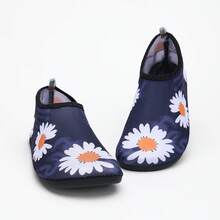 LANTROVE Fashionable Daisy Design Unisex Wading Shoes, Light And Breathable, Firm Grip, Accompany You Walking On The Beach, Quick-Drying Upper, Rubber Sole, Soft, Light And Easy To Carry - 藍色 - 查看 5