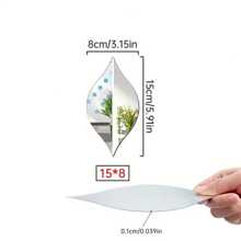 1 set di adesivi a forma di goccia d'acqua in acrilico specchiato, decorazione artistica per pareti 3D, autoadesivi per soggiorno, camera da letto, sfondo creativo