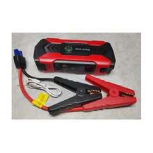 1 件汽车应急启动电源、汽车电池充电器、跨接电缆电池组，包括便携式充电器、应急 LED 灯、锤子、指南针