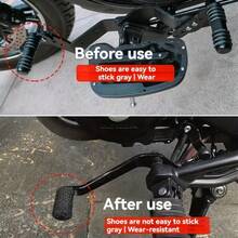 10/2 PCS Self-Adhesive Motorcycle Gear Protectors For Shoes, Universal Fit For All-Terrain Vehicles, Easy-To-Apply Protective Cover For Gear Levers - Ideal For Protecting