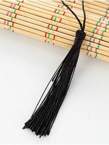 20 件手工制作的柔软花卉书签流苏带绳环，用于钥匙扣、耳环、珠宝制作、纪念品、毕业典礼、服装缝纫、礼品标签 DIY 工艺项目小流苏垂直小流苏古风挂饰书签发饰民族风流苏流苏扇形吊坠 - 彩色 - 查看 15