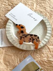 1pc Unique Pet Dog Corgi/Shepherd Shaped Hair Claw Clip, New Design For Women, Hairstyle Decor, Holiday Gift Fall Hair Accessories Autumn Hair Clips Leopard Print Hair Clutch Fashion Clips For Hair Elegant Winter For Vacation Outfits Woman