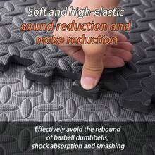 DDCAQIOUA 20/40pcs alfombrillas de espuma EVA de alta densidad (gris negro) con tableros de espuma empalmables: suelo antideslizantes, alfombra duraderas y cómodas, ideales para pisos de gimnasios, cintas de correr, tatamis, salas de pesas, colchonetas de protección para pisos, pisos de piscinas removibles y Pilates: ¡pisos de gimnasio multiusos para mayor agarre! - Multicolor - Ver 6