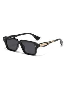 SeeBand Gafas de moda con montura cuadrada rectangular para hombres y mujeres, gafas de diseñador con estilo retro de los 90