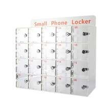 HOHOBLA Cell Phone Storage Locker, 20 Slots Acrylic Material With Door Locks And Keys, Cell Phone Storage Box With Lock,Cell Phone Lockers For Employees,Wall-Mounted Cabinet Pocket Office Classroom Gym Box - As Shown In the Figure - View 6