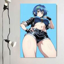 Framed Canvas Xenovia Quarta Hot Sexy Lewd Anime Cartoon Girl Waifu High School DxD Photos Father's Day Gift - Framed - View 2