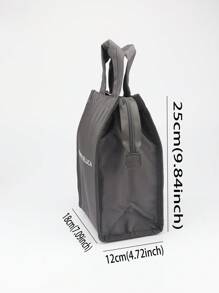 Bolsa aislada portátil de aluminio grueso, adecuada para viajes, picnics, bolsa refrigeradora de almuerzo. Tamaño del producto: 17cm*13cm*25cm. Bolsa escolar para útiles escolares, bolsa de almuerzo refrigerada para mujeres, accesorios de picnic, accesorios escolares