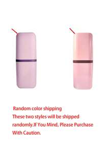 Portable Couple Travel Toothbrush Cup, Wash Cup, Household Bathroom Storage Box, Tooth Tank, Mouthwash Cup, Travel Toothbrush Case, Rinsing Cup, And Toothpaste Holder - Alcohol-Free, Compact Design, Perfect For Oral Care On The Go.Couple Supplies,Outdoor Business Travel Supplies Box,Valentine's Day Gift - Multicolor - View 11