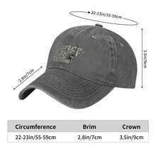 1pc Men's Baseball Cap Unisex Baseball Cap Dance Like No One Is Watching , Fashion Baseball Cap Fashion Baseball Hat Adjustable, Breathable, Suitable For Outdoor Sports, Camping, Beach, Holiday Gift - Grey - View 6