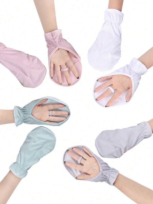 Fingerlose Sonnenschutz-Handschuhe - Minimalistisch atmungsaktive UV-blockierende Outdoor-Radhandschuhe - Sonnenschutz - Sporthandschuhe