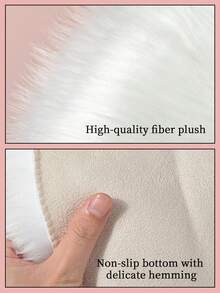 30*30CM Round White Nail Art Photo Props, Manicure Display Pad, Fluffy Live Broadcast Decoration,Nail Supplies,Nail Tools,Nail Art Tools,Back To School,Nails,Nail Tools For Press On Nails - White - View 3