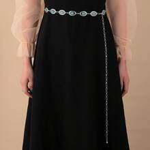 Women's Bohemian Style Waist Chain, Suitable With Dresses - Silver - View 1