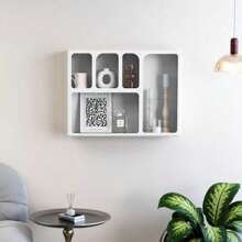 Mobiletto portaoggetti, Mensole da parete moderne per la decorazione delle pareti, Mobiletto portaoggetti a parete
