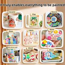 80PCS/60PCS/48PCS/36PCS/24PCS/12PCS Black Box Of Propylene Mark Pen Sets, Drawing Not Soak Paper, Art Collection, Pen To Graffiti Art Of Diy Pens, Colorful Painting Watercolor Art Mark Pen Sets, Waterproof High-Capacity Color Pen, Exquisite Gift To The Student, The Perfect Gifts Of Gifts, Marker Pen,Back To School,School Supplies