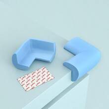 Safety Table Corner Protection Device, Table Corner Protector, Corner And Edge Protection, Transparent Table Corner Cover, Table Corner Protection Device, Table Corner And Sharp Corner Protection Device L-Shaped (Color Random)
