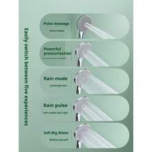 Multi-Function Shower Handheld Sprayer, Large Panel Showerhead With Liquid Silicone Holes, Suitable For Hot Water Heater