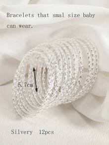 12 件独特设计女孩/女孩编织绳手链