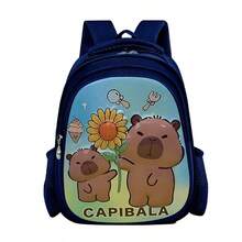 Mochilas escolares para niños primarios. Mochilas para guarderías, niños y niñas. Mochilas infantiles con dibujos animados, ultra-ligeras y anti-carga. - Azul - Ver 2