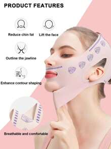 1pc Face Mask With Bandage, Bandage Tool To Shape And Contour The Face, Breathable
