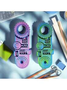 Jouets pour les doigts, fileurs à doigts imprimés en 3D à 5 en 1 pour soulager le stress et l'anxiété, jouets de bureau pour libérer la tension, jouets sensoriels pour les enfants ayant un TDAH, cadeau de Noël, Halloween, remise des diplômes