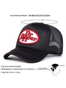 1pc Unisex Niche Design Embroidery Mesh Trucker Hat, High Quality, Large Brim, Sun Protection, Suitable For Spring/Summer, Holidays, Gatherings, Family Gifts - Multicolor - View 2